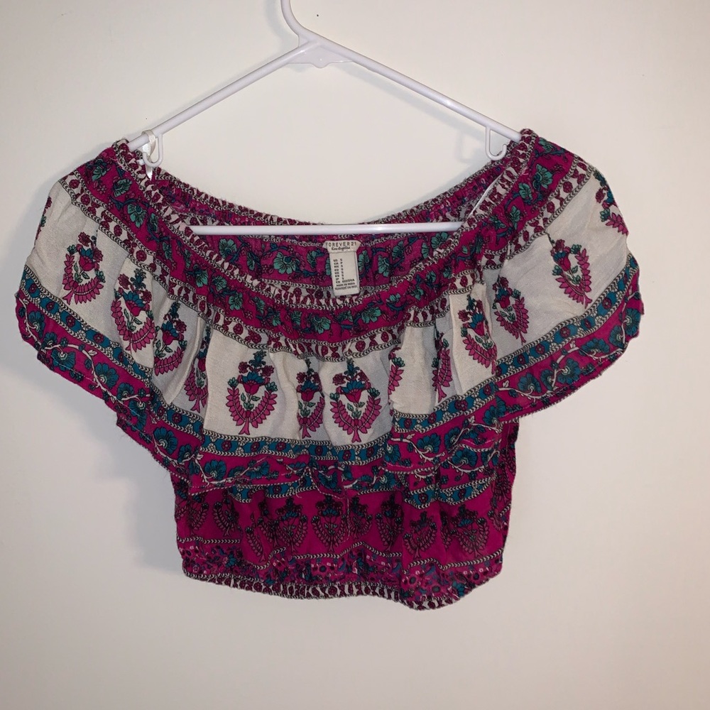 Forever 21 off the shoulder shirt